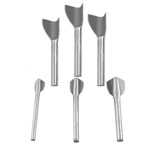 6PCS Leather Punch Set, V Shape Cutter for Leather Craft, Made of Solid Steel, with Semicircle Diameter Mark on Handle, for Wallet Belt Watchband Handbag in Kuwait