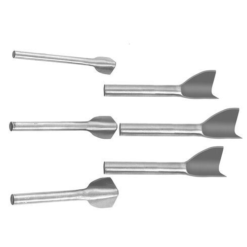 6PCS Leather Punch Set, V Shape Cutter for Leather Craft, Made of Solid Steel, with Semicircle Diameter Mark on Handle, for Wallet Belt Watchband Handbag in Kuwait