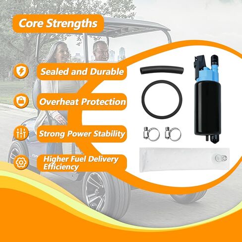 Upgraded Fuel Pump Fit for E-Z-Go Golf Carts for Cushman Utility Vehicles, Replace 10027046 646353 in Saudi Arabia