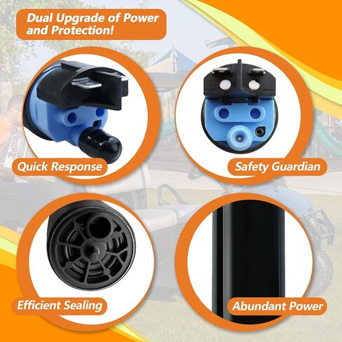 Upgraded Fuel Pump Fit for E-Z-Go Golf Carts for Cushman Utility Vehicles, Replace 10027046 646353 in Saudi Arabia
