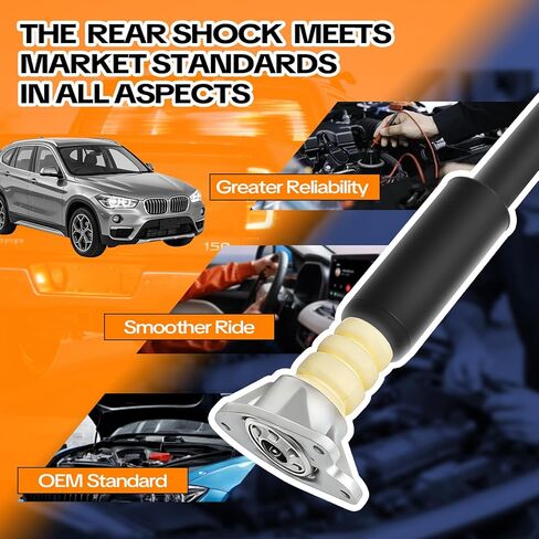 قطعتان من مجموعة دعامة ممتص الصدمات الخلفية متوافقة مع 2016-2022 BMW F48 X1 [sDrive, xDrive28i] تحل محل OE 33526882851، 33506886762، 33526861670 in Kuwait