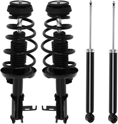 Front and Rear Pair Complete Struts Spring Assembly Shock Absorber Compatible with 2011-2015 for Chevy Cruze, 2016 for Chevy Cruze Limited Struts 372664 372663 348032 5663 Struts in Saudi Arabia
