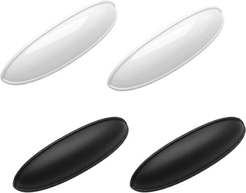 4Pcs Car Rear View Camera Anti-Rain Cover,Backup Camera Rain Shield, Enhance Reversing Clarity,Non-Destructive Installation Modification Universal Fit All Kinds of Cars (Black&White) in Saudi Arabia