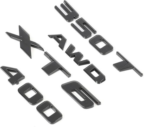 4pcs Replacement for 2017-2022 XT6 Emblem Kit 84975679 350T 400 AWD (Gloss Black) in Kuwait