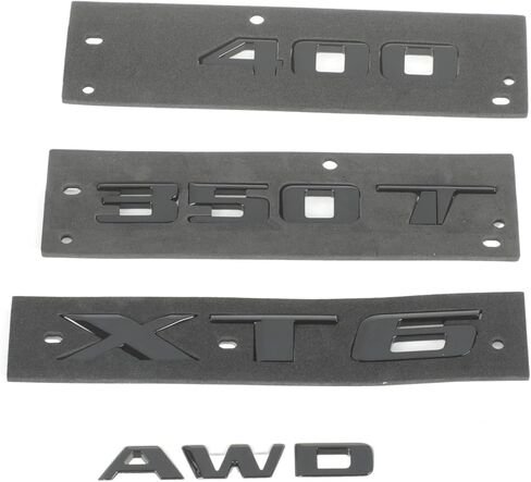 4pcs Replacement for 2017-2022 XT6 Emblem Kit 84975679 350T 400 AWD (Gloss Black) in Kuwait