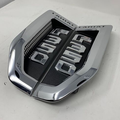 17-22 شعارات OEM Ford Super Duty F-350 Lariat باللون الأسود الكربوني والكروم in Kuwait
