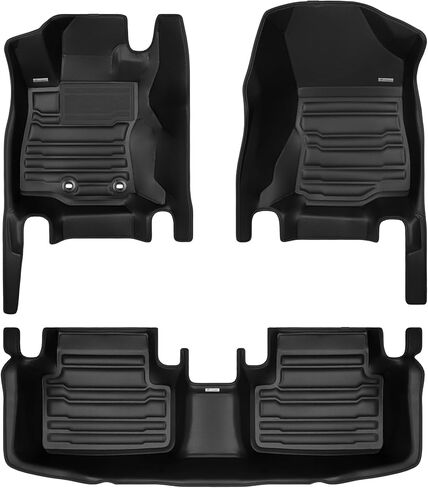TuxMat - لموديلات Subaru Forester 2025-2026 - سجادات سيارة مخصصة - أقصى تغطية، جميع الأحوال الجوية، مقاسة بالليزر - تتضمن هذه المجموعة الكاملة الصفين الأول والثاني in Kuwait