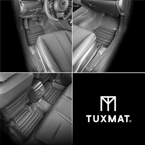 TuxMat - لموديلات Subaru Forester 2025-2026 - سجادات سيارة مخصصة - أقصى تغطية، جميع الأحوال الجوية، مقاسة بالليزر - تتضمن هذه المجموعة الكاملة الصفين الأول والثاني in Kuwait