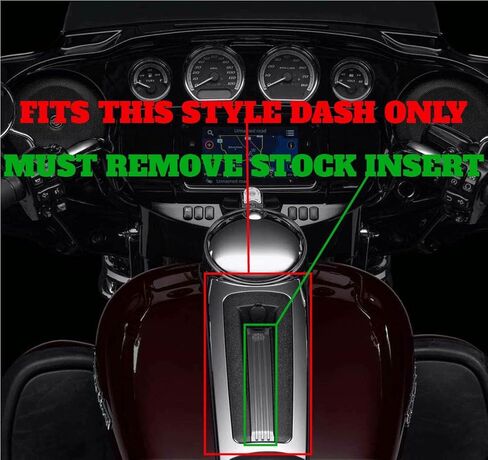 أجزاء دورة Kustom صورة مخصصة/صورة لوحة داش لوحة التحكم إدراج! يناسب Harley Davidson 2008-24 Electra Glide وUltra Classic و2015-24 Road Glide Ultra وLimited مع قابس CB. in Kuwait