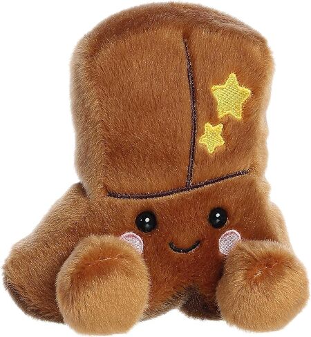 Aurora® Adorable Palm Pals™ Evan Cowboy Boot™ حيوان محشو - قطيفة ممتعة قابلة للتجميع للأطفال والكبار - مثالية لتزيين الغرف وهدايا عيد الميلاد - بني 4.5 بوصة in Kuwait