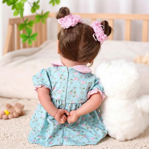 BABESIDE Drink and Wet Reborn Baby Dolls Girl، 20 بوصة واقعية مصنوعة يدويًا من الفينيل الناعم يمكنها الشرب والتبول مع الملحقات، هدية للفتيات من سن 3 سنوات فما فوق للتظاهر واللعب والجمع in Kuwait