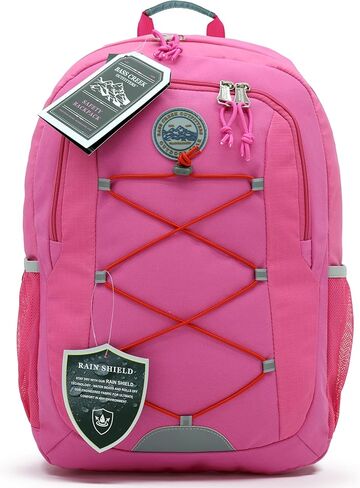 Bass Creek Outfitters Small Safety Backpack - Lightweight Daypack - Black/Yellow in Saudi Arabia