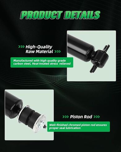 SCITOO - ممتصات الصدمات الأمامية لسيارة Chevy Fits 2003-2014 لـ Chevy Express 1500,2003-2007 لـ Chevy Express 2500,2003-2014 لـ GMC Savana 1500,03-07 لـ GMC Savana 2500 دعامات الصدمات - مجموعة من قطعتين in Kuwait