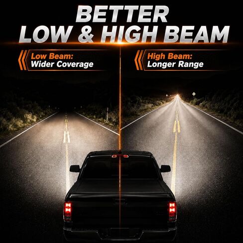 LED Headlight Assembly, Compatible with 2006 2007 2008 Dodge Ram 1500/2006-2009 Ram 2500 3500(Fits Models with Halogen Headlamps Only) Headlights Kit, Black Housing Amber Reflector in Saudi Arabia