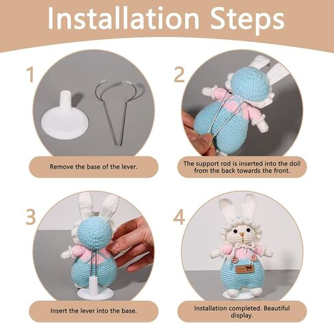 10 Set Adjustable Doll Stand Display Holder for 6.8" Figures,White Plastic Support Holder ( Not Include Dolls) in Saudi Arabia