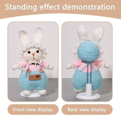 10 Set Adjustable Doll Stand Display Holder for 6.8" Figures,White Plastic Support Holder ( Not Include Dolls) in Saudi Arabia