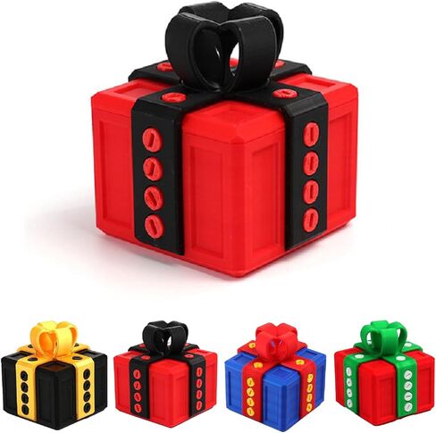 Annoying Gift Box with Screws Funny The Annoying Present Prank Box Thanksgiving Christmas White Elephant Perfect Gag Gift for All Occasions (Red Black) in Saudi Arabia