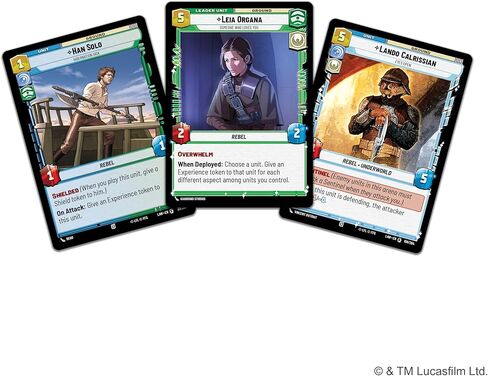 Asmodee Star Wars: Unlimited TCG A Lawless Time Leia Organa Spotlight Deck - Ready-to-Play 50-Card Deck + Booster Pack, Exclusive Collectible Cards, Ages 12+, 2+ Players, 20 Minute Playtime in Kuwait