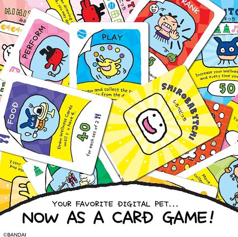 Tamagotchi Card Game for Kids & Families 8+ | 2-4 Player Strategy & Set Collection Game | Evolve Your Tamagotchi | Family Card Game Night | Official Tamagotchi Game from Buffalo Games in Kuwait