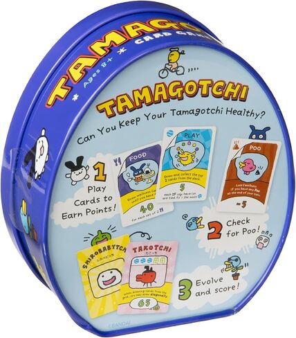Tamagotchi Card Game for Kids & Families 8+ | 2-4 Player Strategy & Set Collection Game | Evolve Your Tamagotchi | Family Card Game Night | Official Tamagotchi Game from Buffalo Games in Kuwait