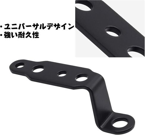 jose2015 Motorcycle Fog Light Mount Bracket,Universal Spot Light Mounting Bracket Apply to Motorcycle、 Off-Road Motorcycle、Bike Black 2pcs in Saudi Arabia