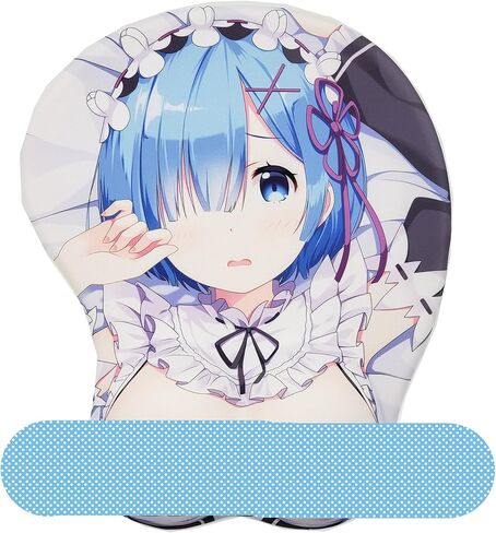 Lei Tu Anime Mouse Pads with Wrist Rest Gaming 3D Mousepads 2Way Skin (MP-Lei Tu) in Saudi Arabia