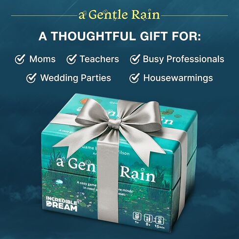 A Gentle Rain | Cozy Tile Placement Board Game | Sensory and Tactile Cooperative Experience | Ages 8 and Up | Classic Edition by Kevin Wilson in Saudi Arabia