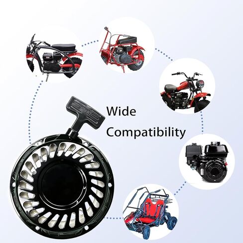 Recoil Pull Starter Assembly for Predator 212cc 196cc 224cc 6.5HP 7HP OHV Engine, Heavy-Duty Metal Pawl, Fits Honda GX160 GX200, Coleman CT200U BT200X, Baja MB200, Mini Bike Go Kart Generator in Kuwait