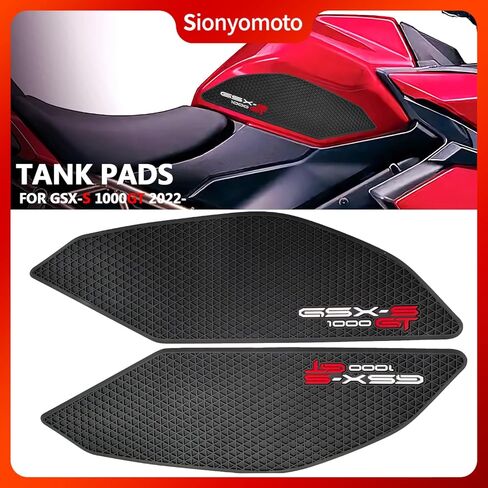 Fuel Gas Tank Pad Protector Stickers Decal Set Compatible with Motorcycle GSX S1000 GT 2022-2pcs in Saudi Arabia