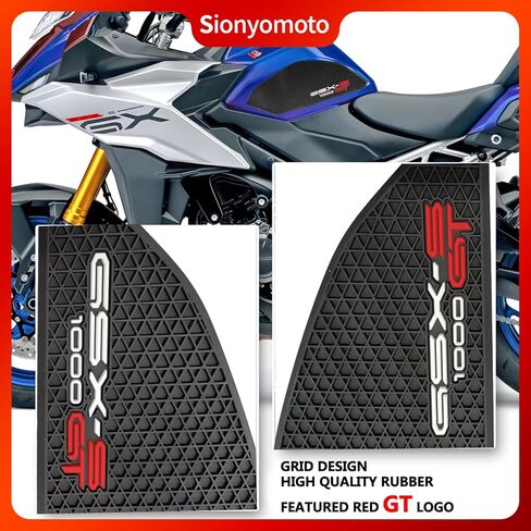 Fuel Gas Tank Pad Protector Stickers Decal Set Compatible with Motorcycle GSX S1000 GT 2022-2pcs in Saudi Arabia
