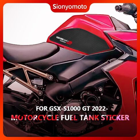 Fuel Gas Tank Pad Protector Stickers Decal Set Compatible with Motorcycle GSX S1000 GT 2022-2pcs in Saudi Arabia