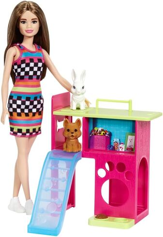 Barbie Mattel Doll Bird with Animals Multi-Coloured (HGM62) in Kuwait
