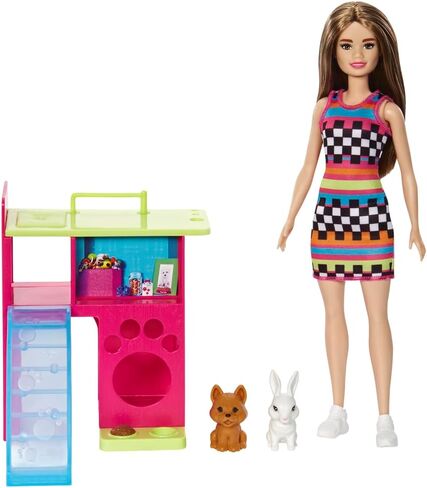 Barbie Mattel Doll Bird with Animals Multi-Coloured (HGM62) in Kuwait