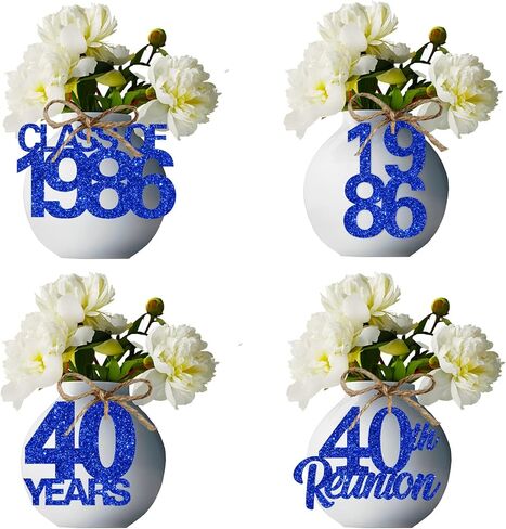 24PCS 40th Class Reunion Tags Gold 1985 Reunion Tags Decorations Class Of 1985 Reunion Decorations 40th Class Reunion Decorations for High School 40 Year Reunion Decorations in Saudi Arabia