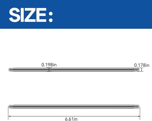 2Pcs 13116-0725 Push Rod Compatible with Kawasaki Engine, Fits for FR651V FR691V FR730V FS651V FS691V FS730V FX651V FX691V & FX730V 4 Stroke Engine Series Models, Replaces 13116-7007 in Saudi Arabia