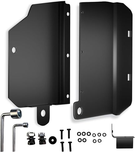 Rear Undercarriage Protection Panel Compatible with Maverick 2022–2025, Driver Side Left Rear Wheel Splash Guard, Aluminum Alloy Skid Shield, Rust-Resistant in Kuwait