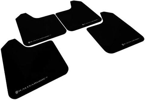 Rally Armor MF12-UR-BLK/GRY Black, Gray Mud Flap with Logo (Universal Fitment (no Hardware) UR), 1 Pack in Saudi Arabia