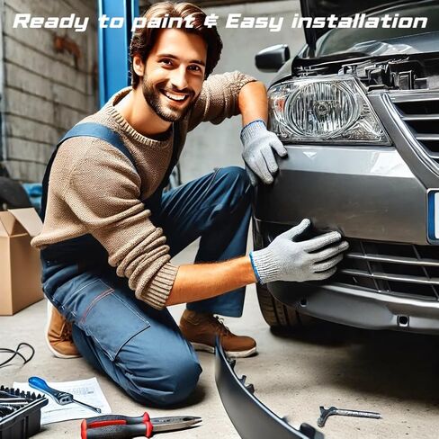 FitParts متوافق مع غطاء المصد الأمامي 2018-2019 Hyundai Sonata CAPA Non-Turbo Essential Hybrid SEL SE 2.4 GLS GL. جديدة ومعدة وجاهزة للطلاء. مع ضوء الضباب Hls. HY1000219 in Kuwait