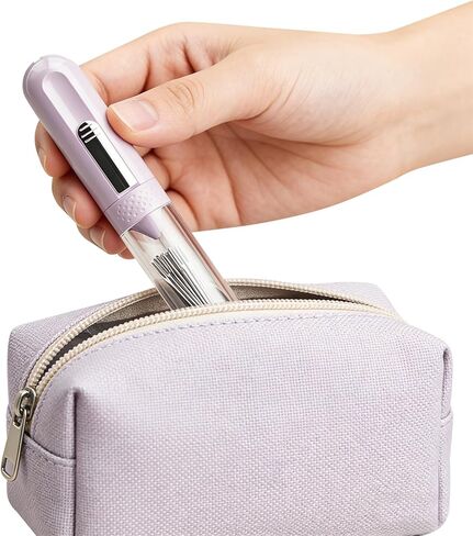 Magnetic Needle Case(Set of 2)–Portable Sewing Kit with Magnetic Needle Holder,Threader,Seam Ripper,Sewing Needles&Thimble|Compact Lipstick-Sized Design Sewing Notions in Saudi Arabia