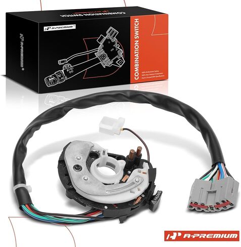 مفتاح إشارة الانعطاف A-Premium متوافق مع Ford F-150/F-250/F-350 1985-1991، F-Super Duty 1988-1991/1994-1996، E-150/E-350 Econoline 1985-1989، E-150 Econoline Club Wagon، برونكو، بدون عجلة إمالة in Kuwait