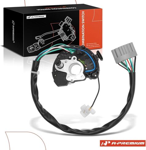 مفتاح إشارة الانعطاف A-Premium متوافق مع Ford F-150/F-250/F-350 1985-1991، F-Super Duty 1988-1991/1994-1996، E-150/E-350 Econoline 1985-1989، E-150 Econoline Club Wagon، برونكو، بدون عجلة إمالة in Kuwait
