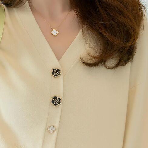 20 Set 11.5mm Black Rose No Sew Pin Buttons, Solid Resin Shirt Buttons Cover Detachable Reusable for Clothing and Crafts in Kuwait