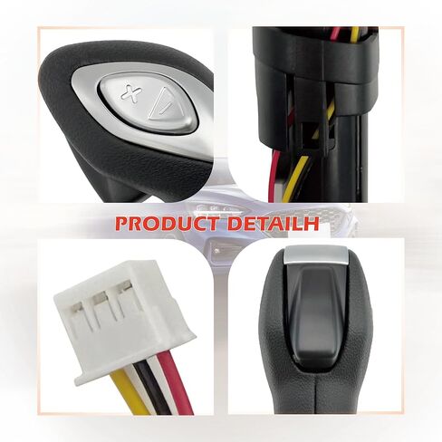 Automatic Gear Shift Knob Handle with Button DG9Z-7213-EA for Ford Fusion 2013-2016, Escape 2013-2016, Transit 2015-2020, Transit Connect 2018-2023 Car Gear Shifter Lever Selector Replacement (Matte) in Saudi Arabia