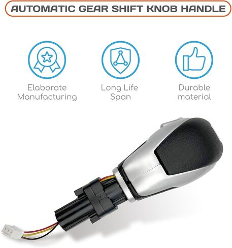 Automatic Gear Shift Knob Handle with Button DG9Z-7213-EA for Ford Fusion 2013-2016, Escape 2013-2016, Transit 2015-2020, Transit Connect 2018-2023 Car Gear Shifter Lever Selector Replacement (Matte) in Saudi Arabia