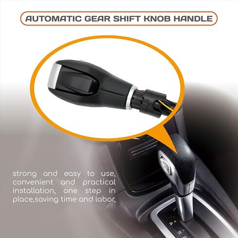 Automatic Gear Shift Knob Handle with Button DG9Z-7213-EA for Ford Fusion 2013-2016, Escape 2013-2016, Transit 2015-2020, Transit Connect 2018-2023 Car Gear Shifter Lever Selector Replacement (Matte) in Saudi Arabia