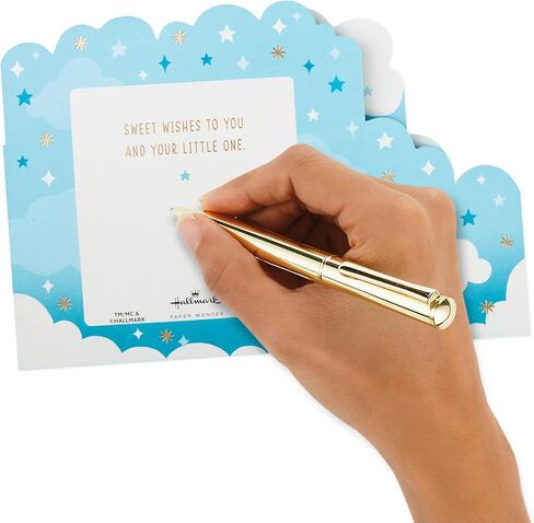 Hallmark Paper Wonder Pop Up Baby Shower Card for Boy (Blue Balloons) Welcome New Baby Boy, Congratulations in Saudi Arabia