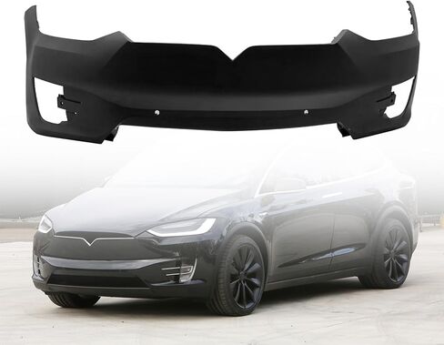 غطاء المصد الأمامي MGWILL متوافق مع 2016 2017 2018 2019 2020 2021 Tesla Model X، مع فتحات مستشعر بديلة لـ 1034837S0A in Kuwait