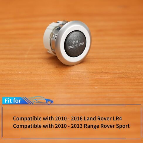مفتاح تشغيل زر إيقاف تشغيل المحرك LR014015 لـ 2010-2016 Land Rover LR4، 2010-2013 Range Rover Sport، مفتاح تشغيل المحرك وإيقاف زر واحد استبدال # AH2214C376AA، 1S12200، US997 in Kuwait