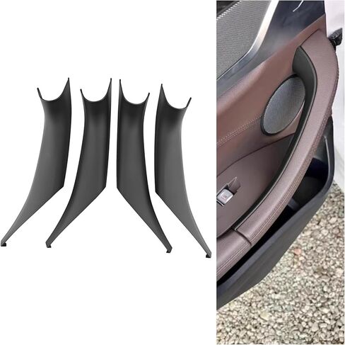 Car Door Handles Covers for BMW X3 G01 2018-2024 and X4 G02 2019-2024 Left and Right Side Interior Door Handle Decorative Covers (2PCS Piano Black) in Saudi Arabia