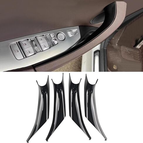 Car Door Handles Covers for BMW X3 G01 2018-2024 and X4 G02 2019-2024 Left and Right Side Interior Door Handle Decorative Covers (2PCS Piano Black) in Saudi Arabia